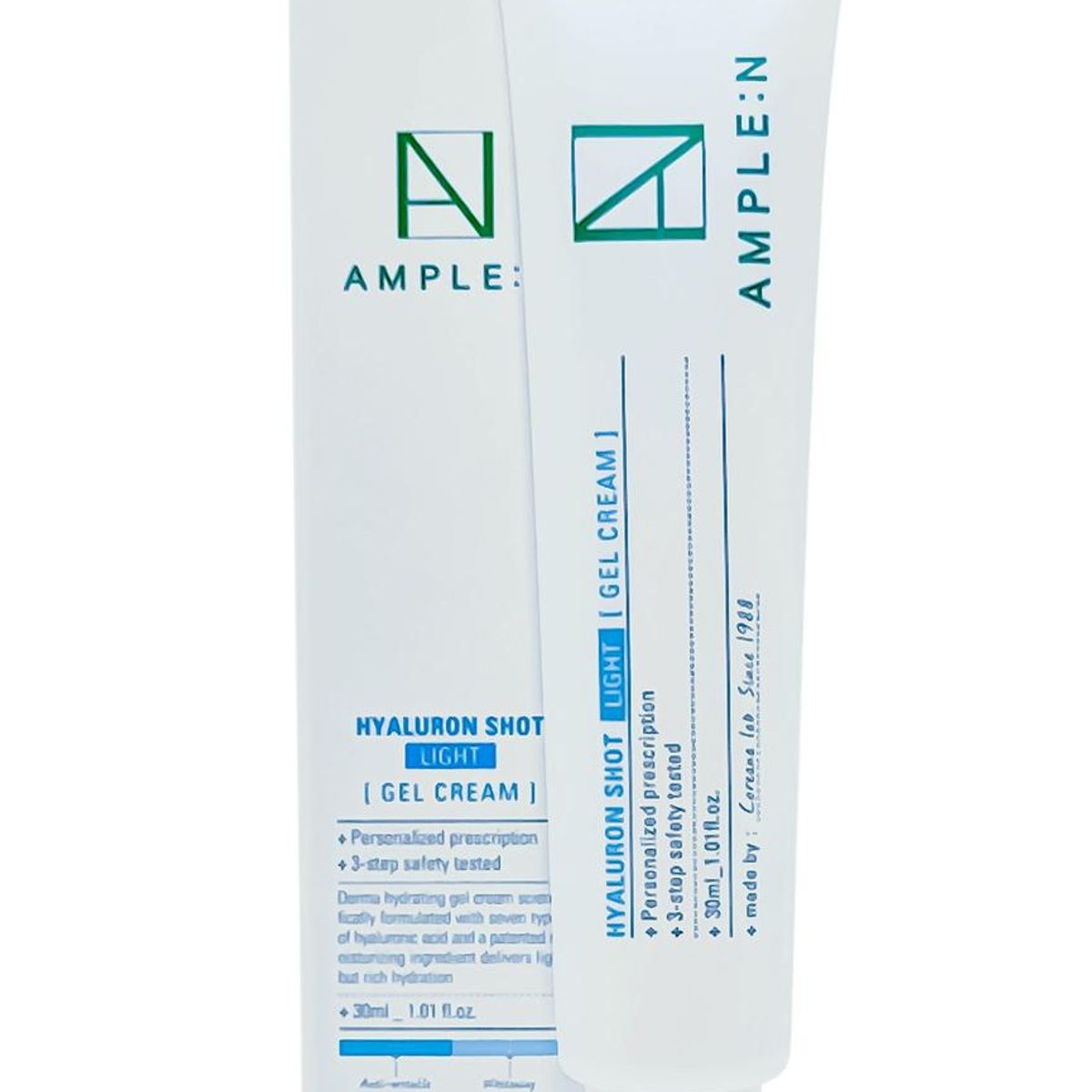 AMPLEN - Gel Crema Ácido Hialurónico Light 30 ml Travel Size - Piel Grasa- AMPLEN