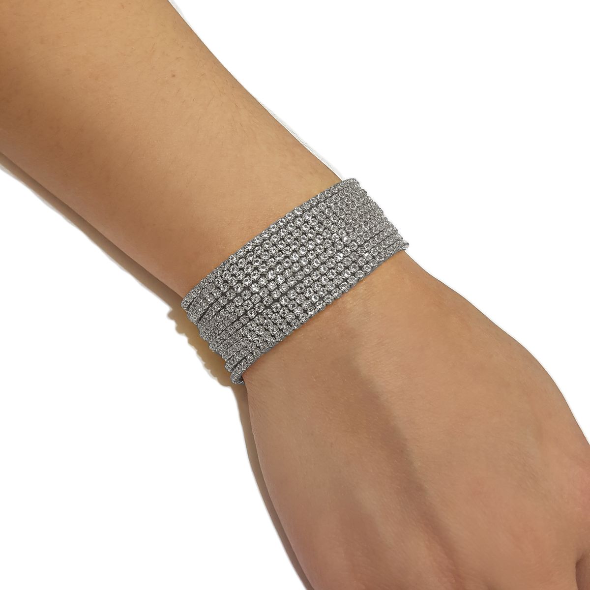 GENERICO - Brazalete  Pulsera Fantasía Para Fiesta De Strass Yus