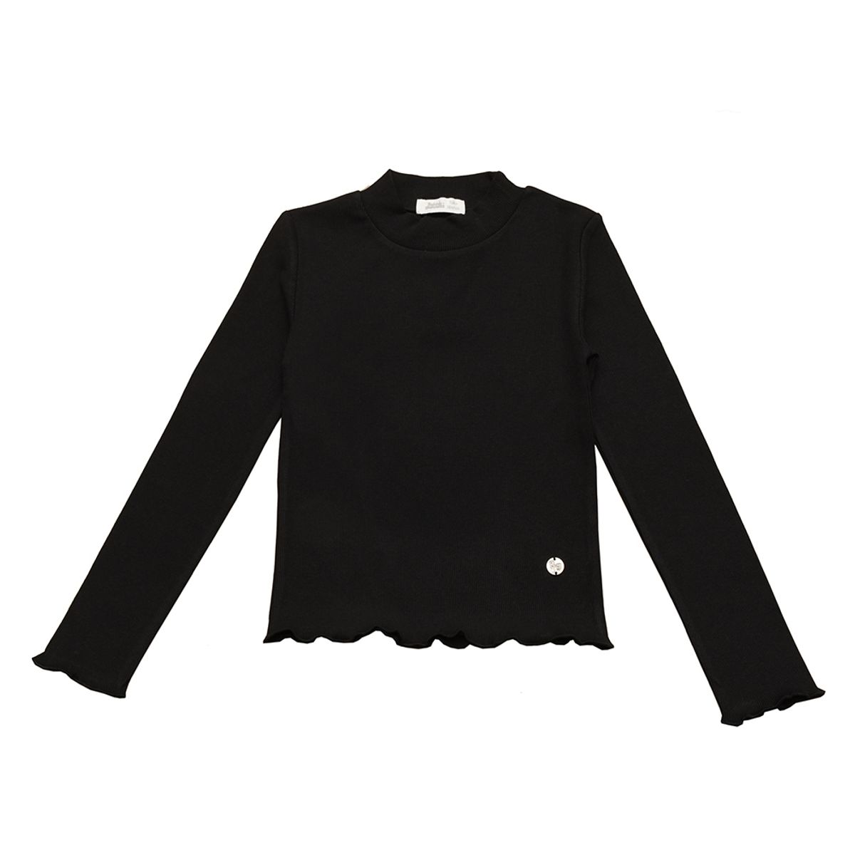 BUBBLE GUMMERS - Polera Manga Larga Niña Bubblegummers Lucia Negro