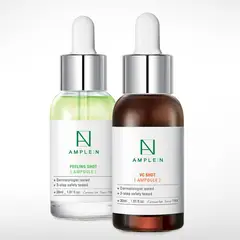 AMPLEN - Pack Antimanchas Sérum Exfoliante + Sérum Vitamina C