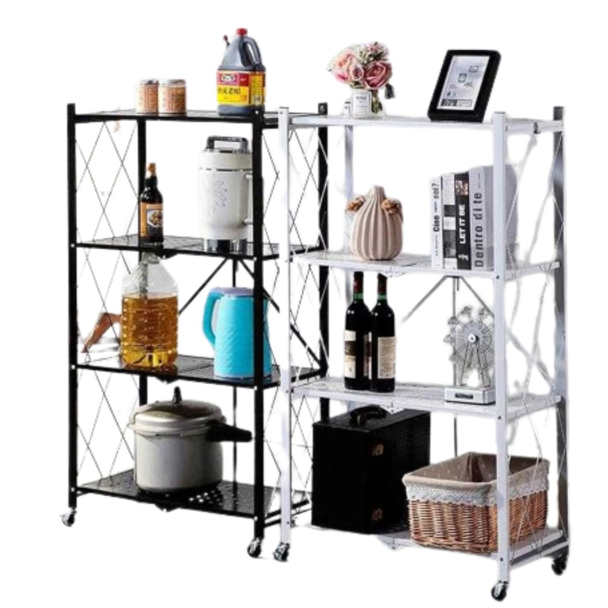 GENERICO - Organizador Triple de Acero Inoxidable con Estante Ajustable