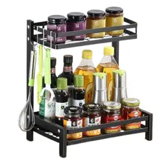 GENERICO - Mini Organizador Doble de Acero con Estante