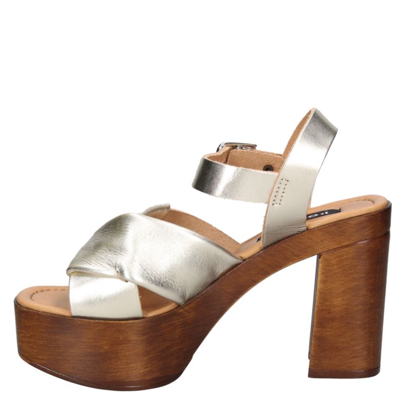 POLLINI - Sandalia Casual Dorado Pollini