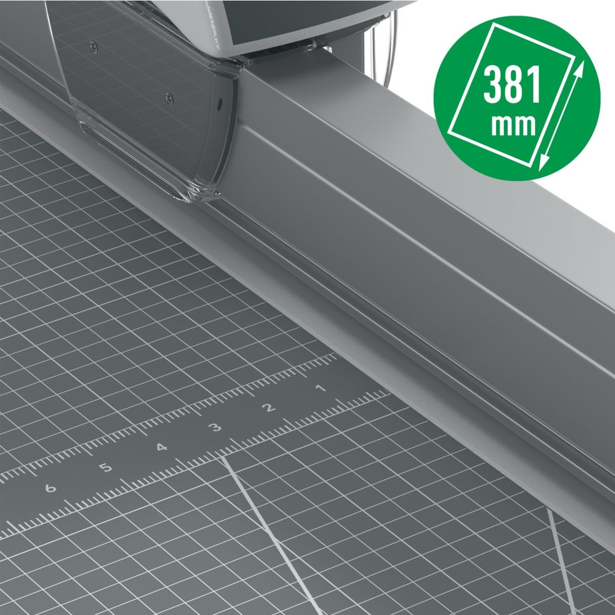 LEITZ - Guillotina 1515P Precision Office Oficio Corte Recto, Ondulado y Prepicado con Longitud de Corte 38 x 31 cm para 15 Hojas - Leitz LEITZ