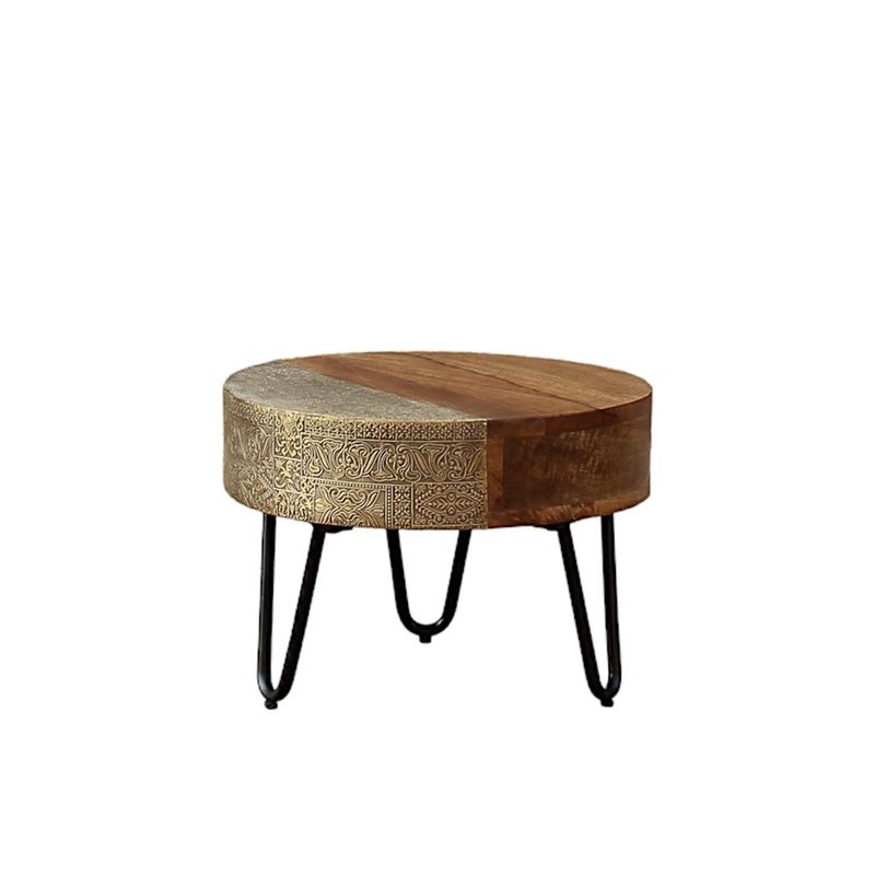 MUEBLES EL HERRERO - Mesa centro Ember pequeña 40x40x28