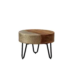 MUEBLES EL HERRERO - Mesa centro Ember pequeña 40x40x28