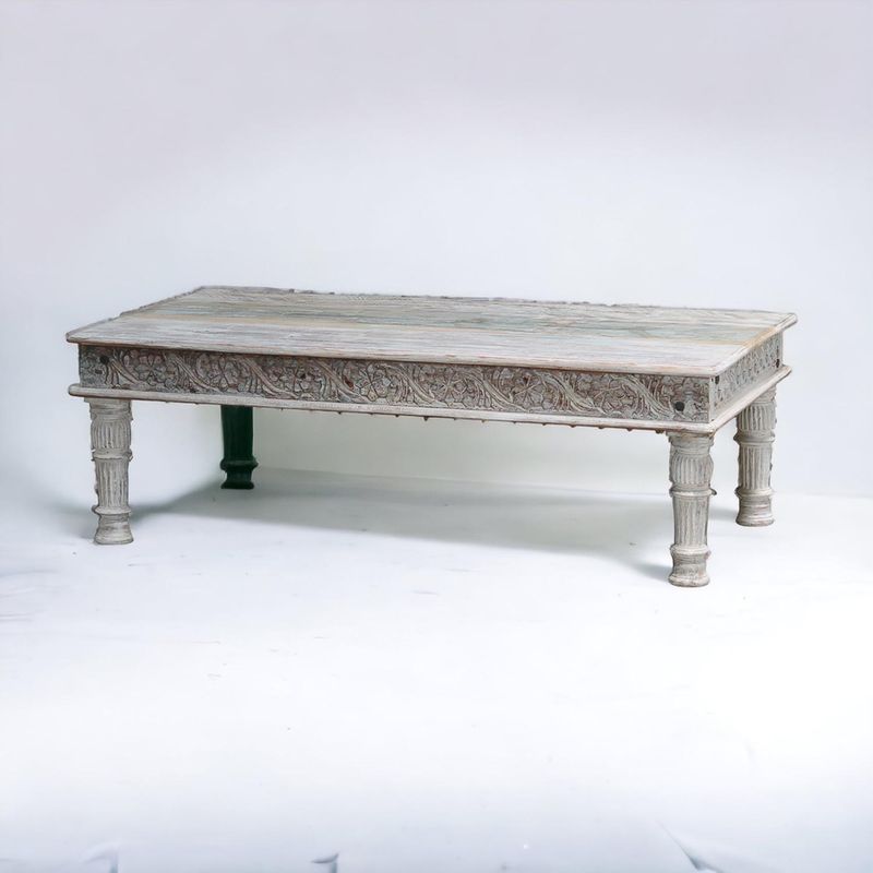 MUEBLES EL HERRERO - Mesa de centro Krabi 140x60x45 altura