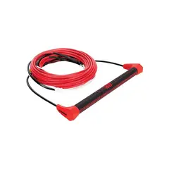PROLINE - Cuerda Wakeboard Suede Dyneema 3-5 secciones Mango 75 LGS Rojo