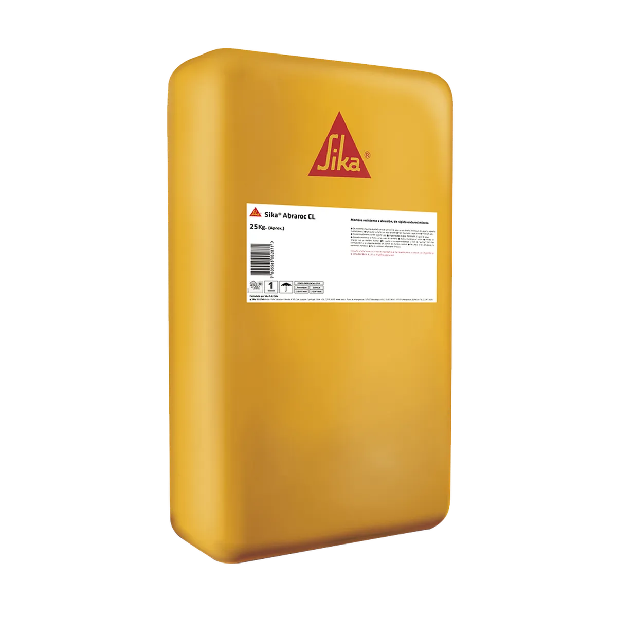 SIKA - SIKA ABRAROC CL - Mortero Resistente a Abrasión y Rápido Endurecimiento Sac 25kg