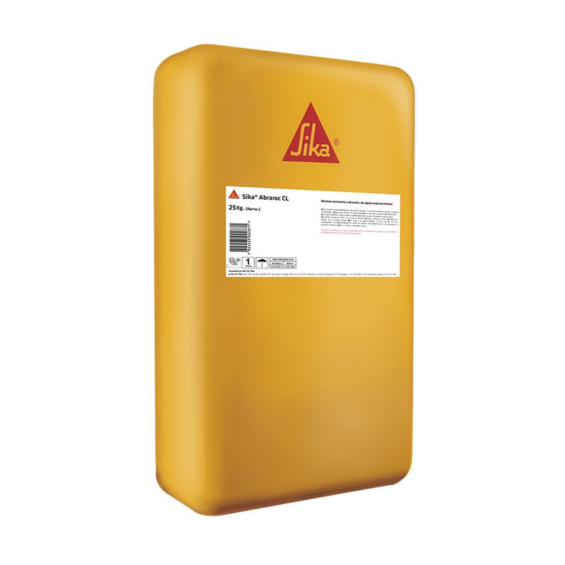 SIKA - SIKA ABRAROC CL - Mortero Resistente a Abrasión y Rápido Endurecimiento Sac 25kg