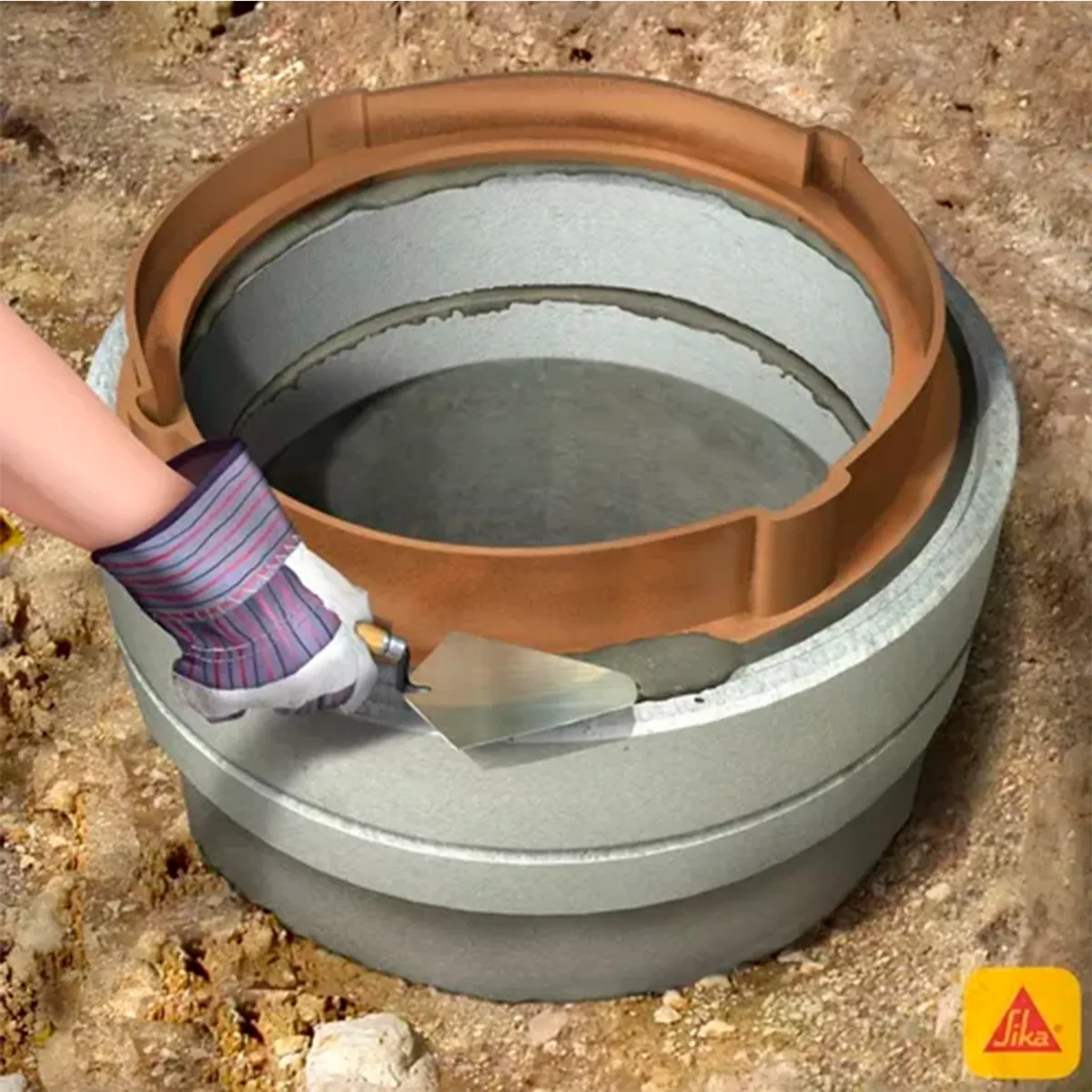 SIKA - SIKA ABRAROC CL - Mortero Resistente a Abrasión y Rápido Endurecimiento Sac 25kg