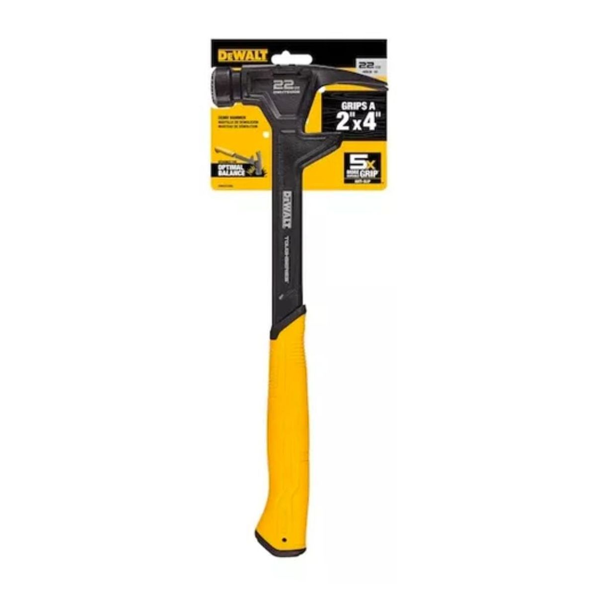 DEWALT - Martillo De Carpintero De 22 Onzas Dewalt Dwht51008