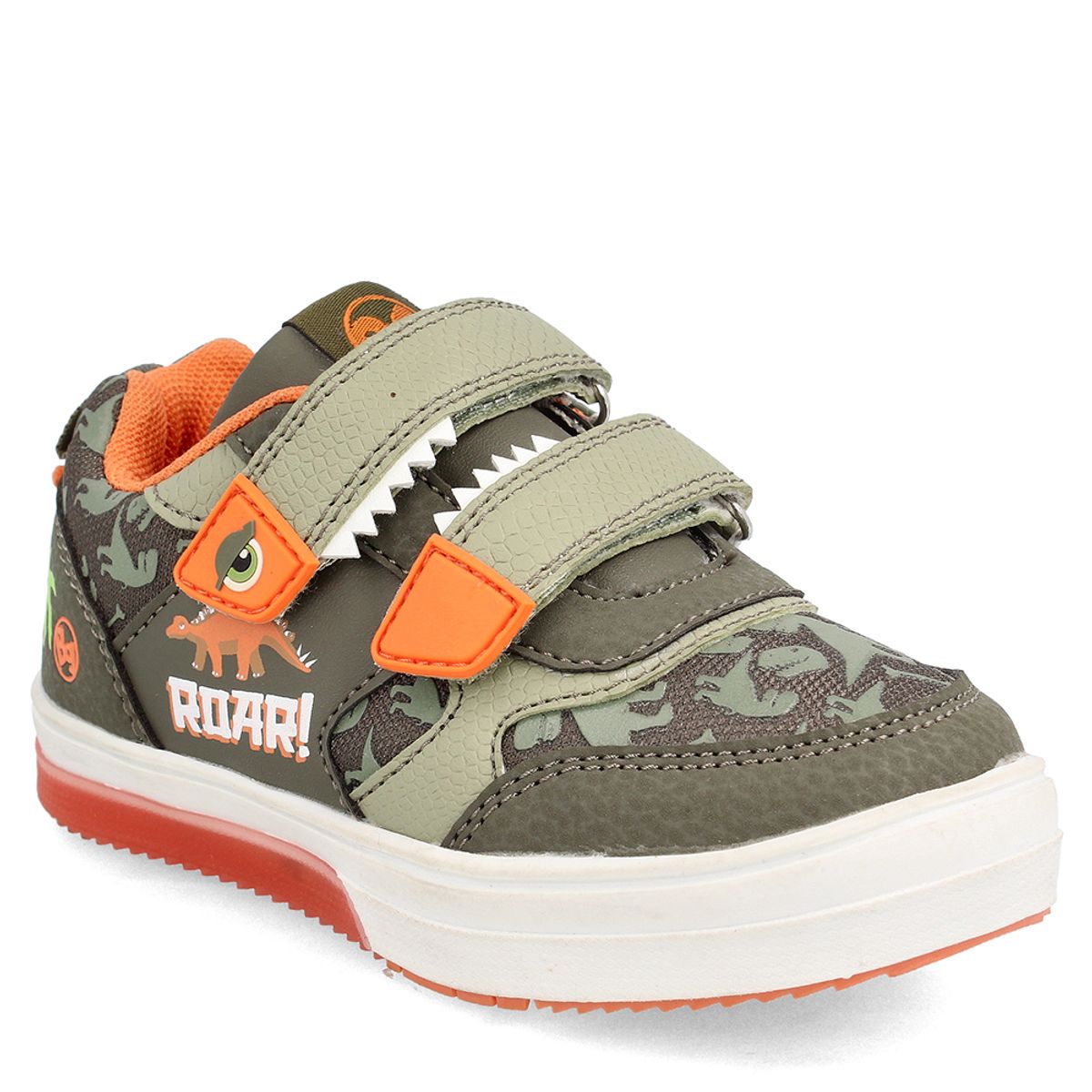 BUBBLE GUMMERS - Zapatilla Niño Luces Bubblegummers Neon Verde Militar
