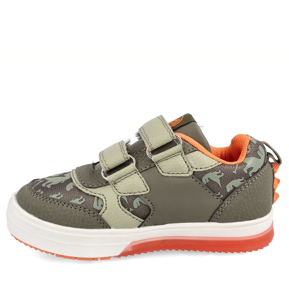 BUBBLE GUMMERS - Zapatilla Niño Luces Bubblegummers Neon Verde Militar