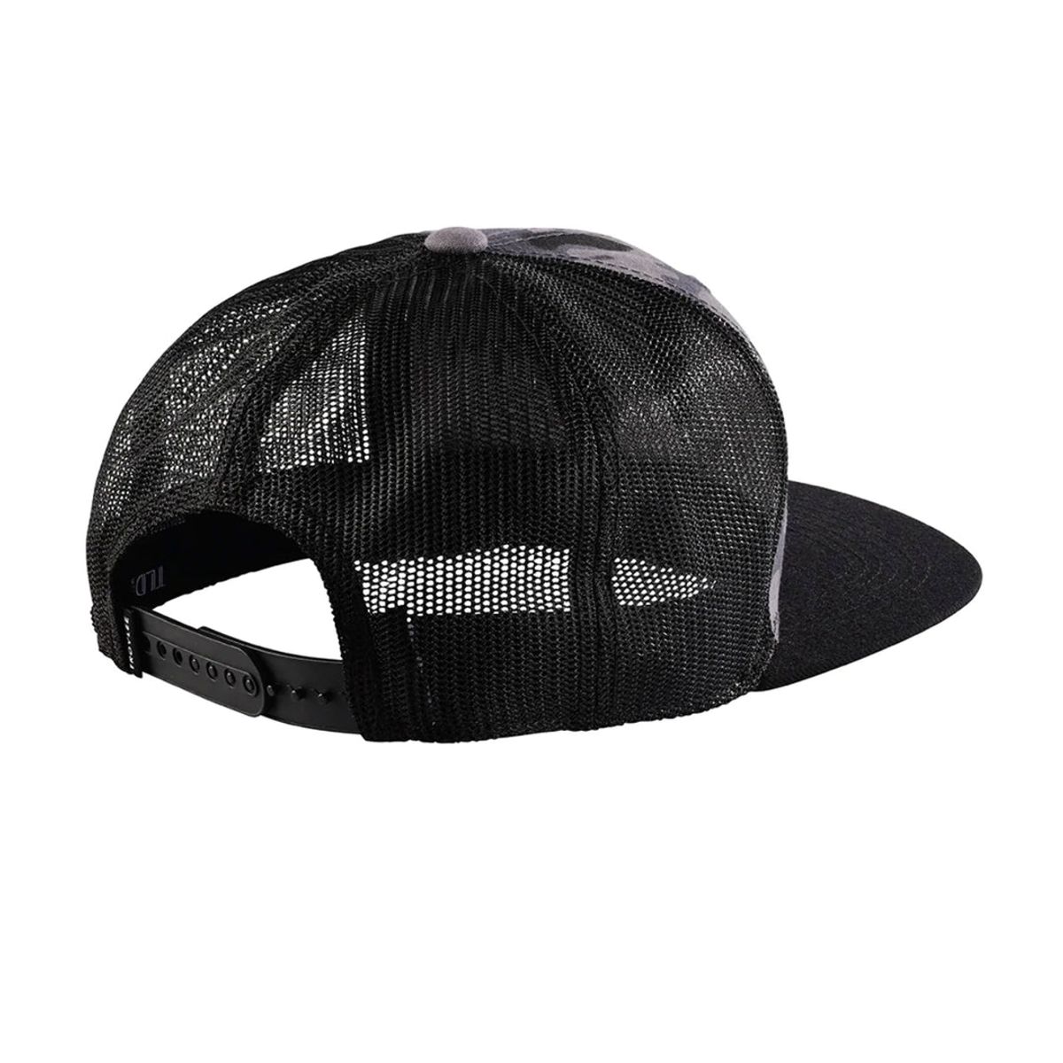 TROY LEE DESIGNS - Jockey Snapback Signature Camo Negro Silver Troy Lee Designs