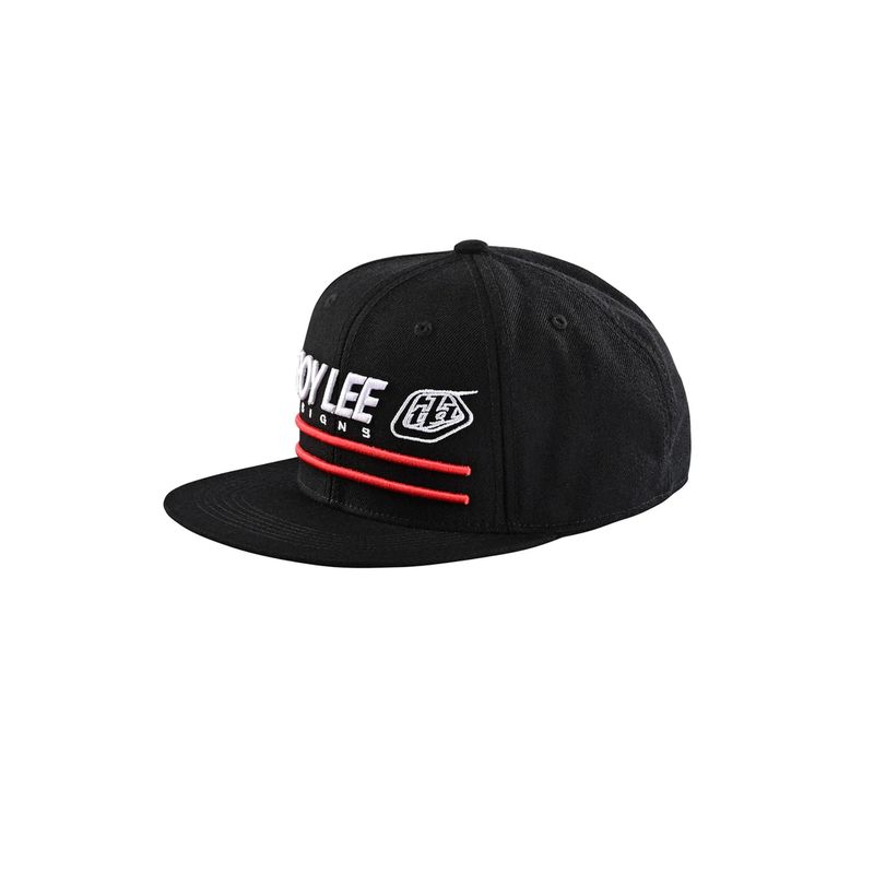 TROY LEE DESIGNS - Jockey Snapback Drop In Negro Blanco Troy Lee Designs