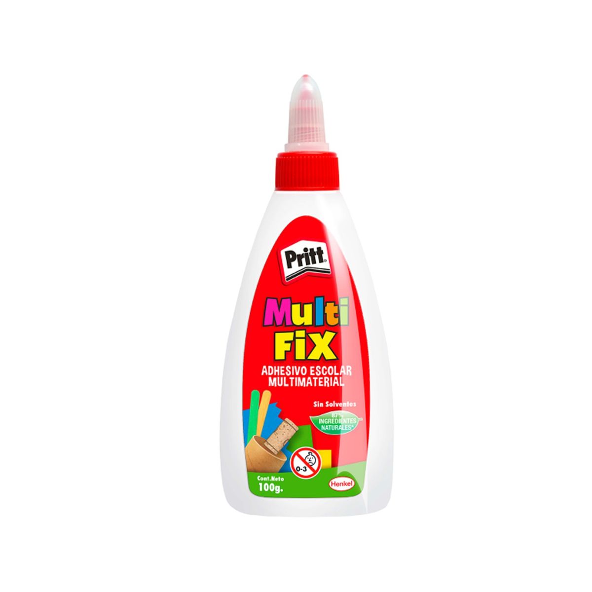 PRITT - 3 Pegamentos Adhesivo Escolar Multimaterial Pritt Multifix 100g