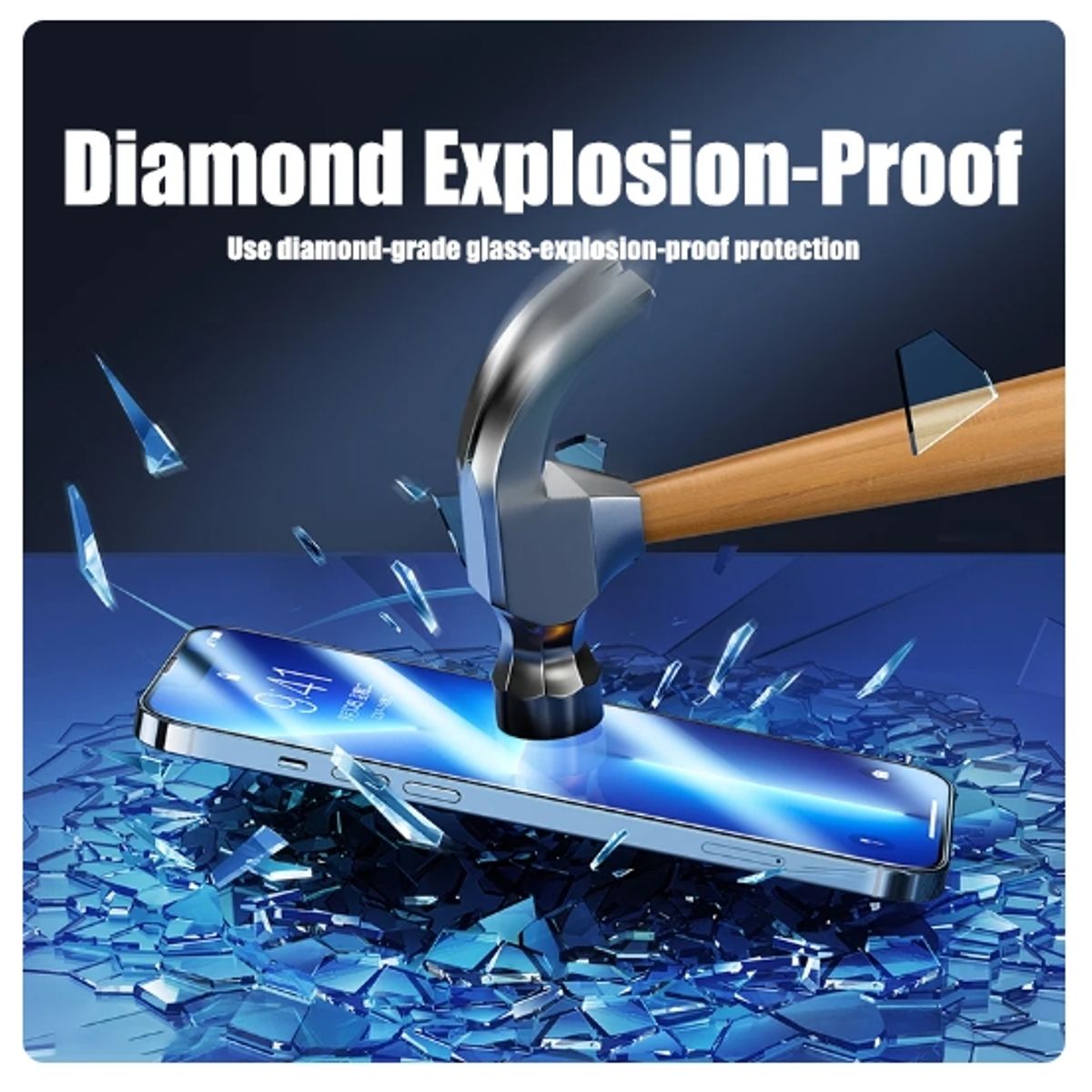 GENERICO - Protector De Pantalla De Vidrio Templado Para iPhone 12-12pro