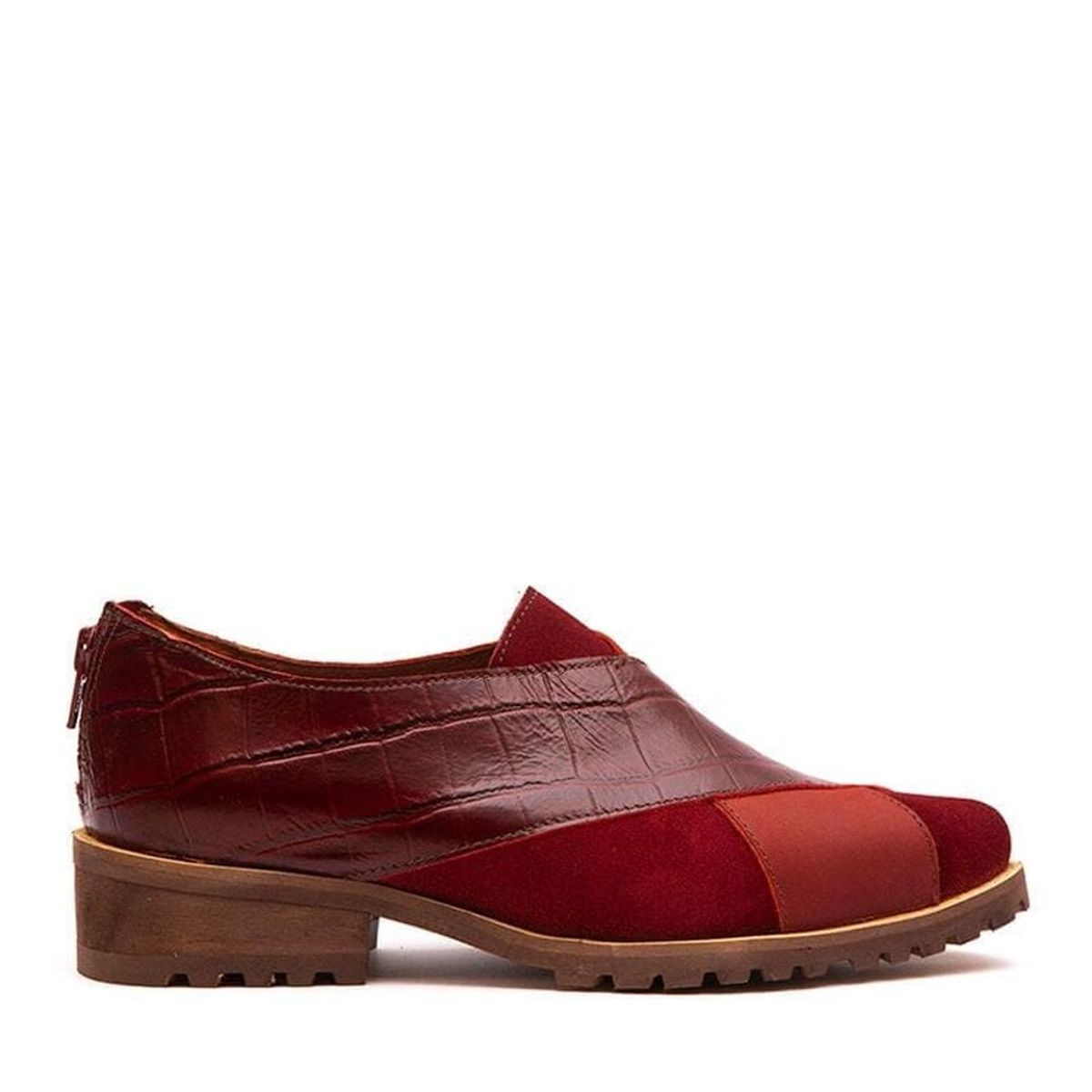 GIANI DAFIRENZE - Zapatos De Cuero Maria C3 Burdeo