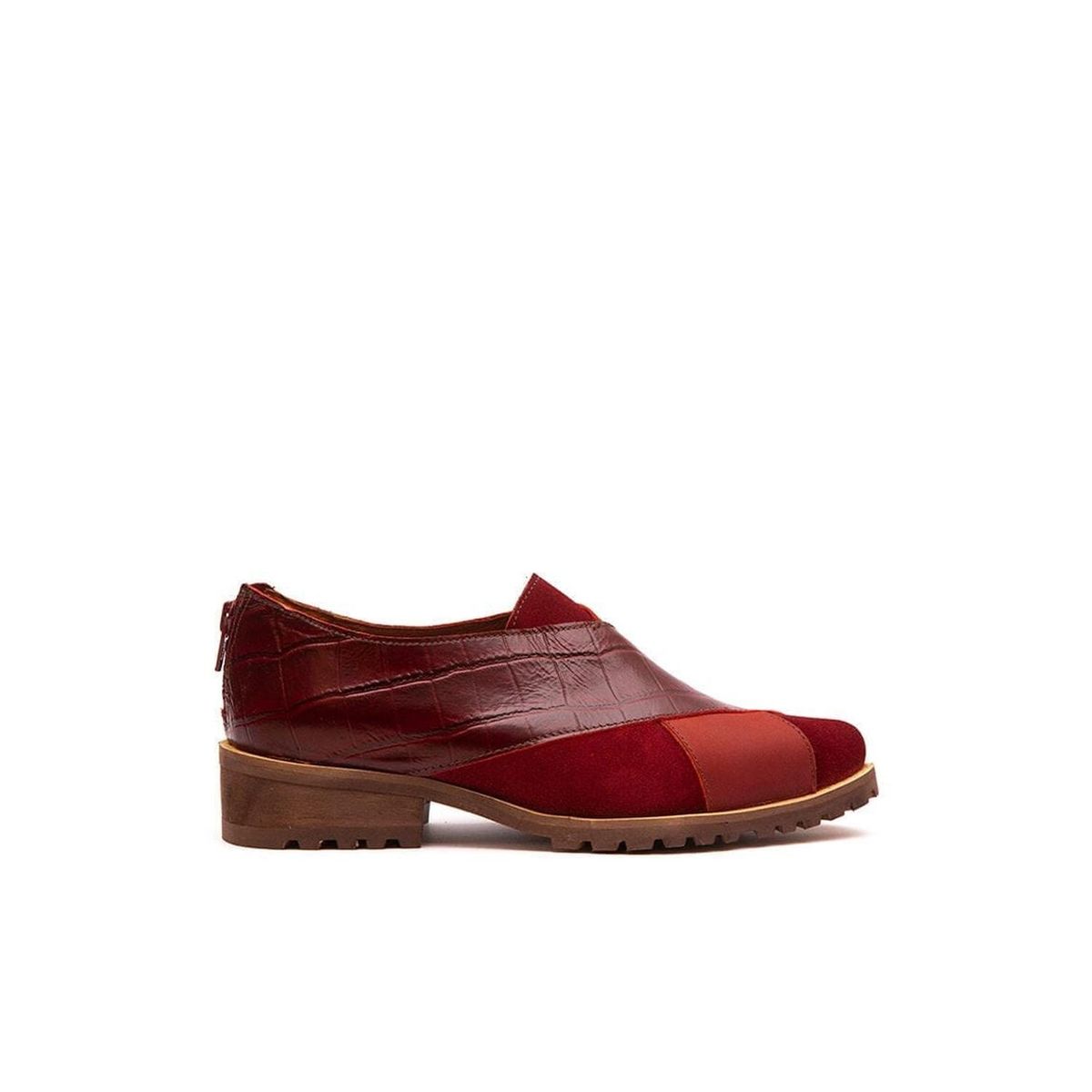 GIANI DAFIRENZE - Zapatos De Cuero Maria C3 Burdeo