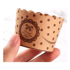 GENERICO - Pack 12 Moldes De Papel Para Cupcake Molde Decoración Muffin