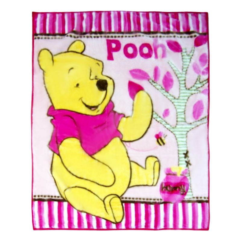 DISNEY - Manta Winnie the Pooh Luxe Rosada Disney