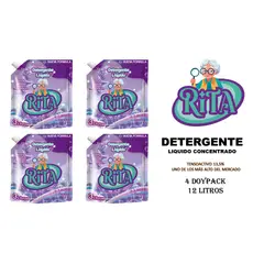 GENERICO - Detergente concentrado Rita pack 12 litros