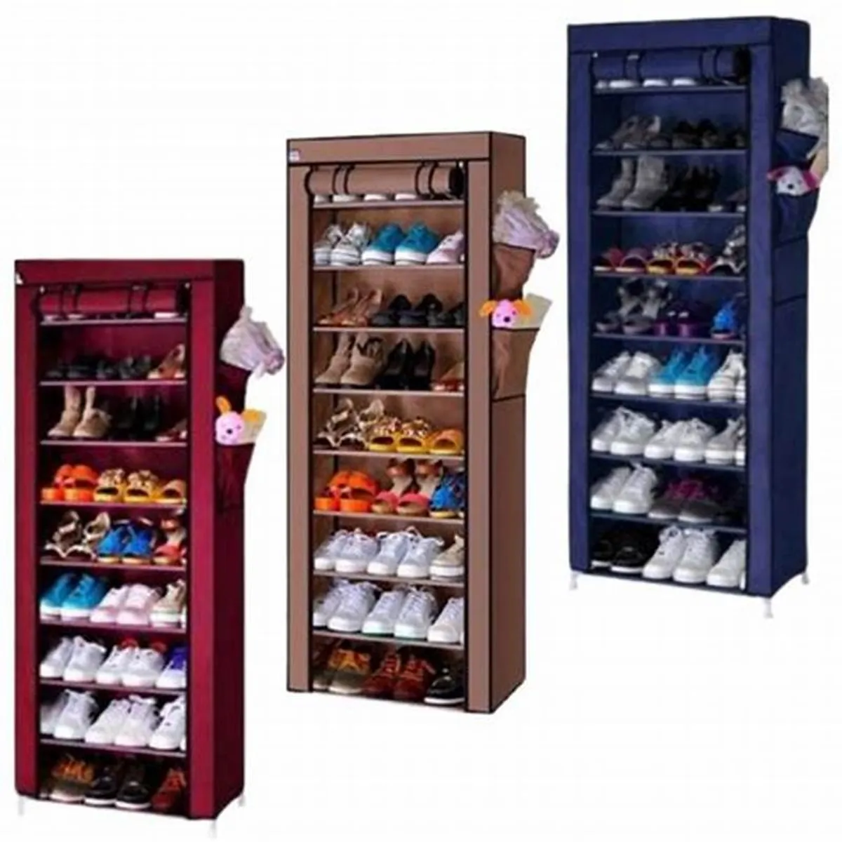 GENERICO - Zapatero Organizador De Zapatos 9 Pisos 30 Pares Con Funda