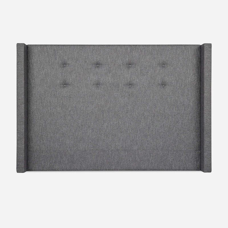 ROSEN - Respaldo Brickell Tela Charcoal Super King