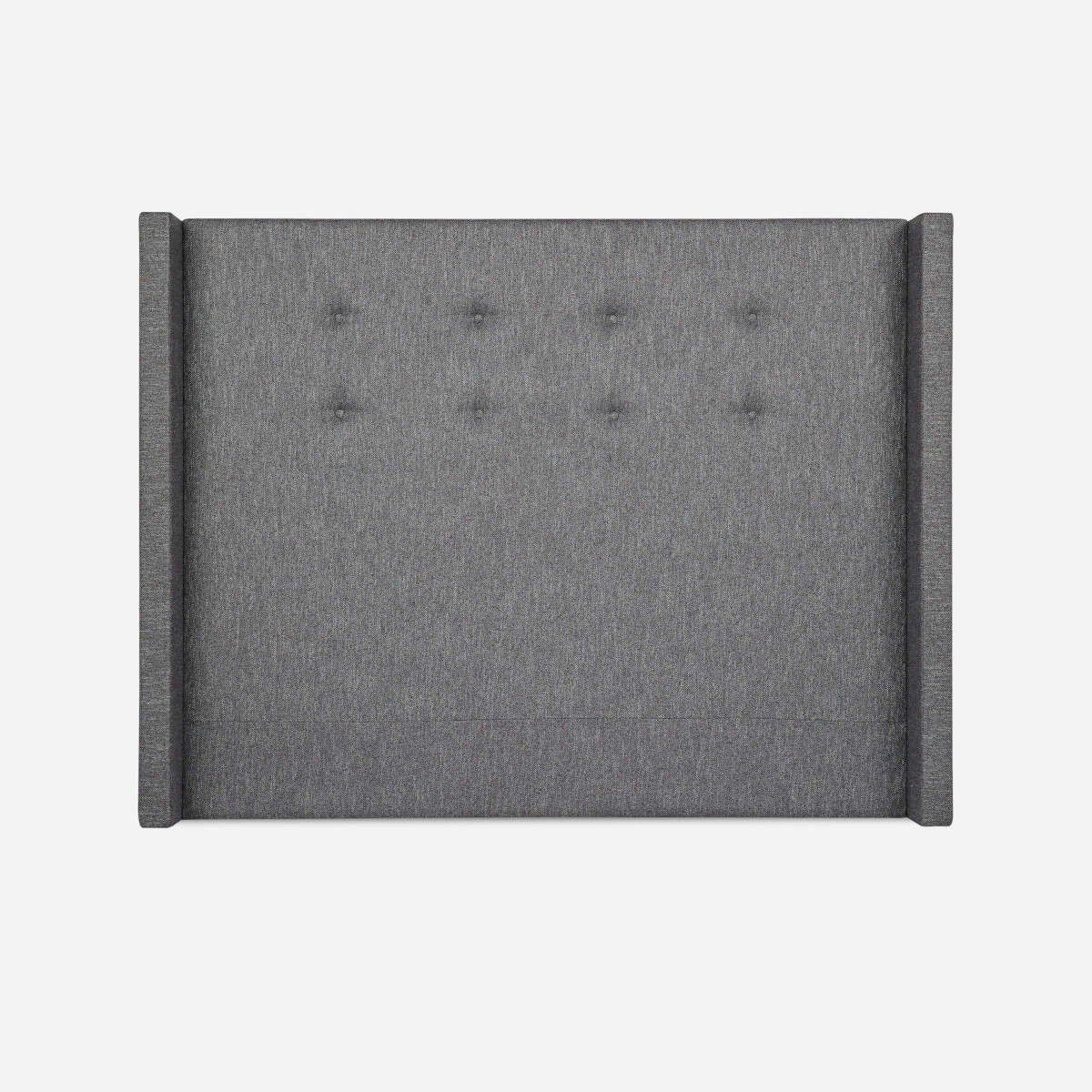 ROSEN - Respaldo Brickell Tela Charcoal 2 Plazas