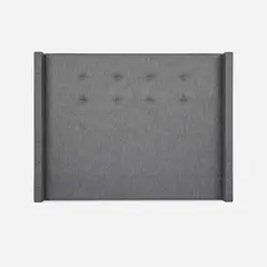 ROSEN - Respaldo Brickell Tela Charcoal 2 Plazas