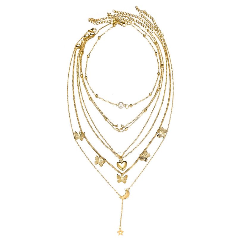 VATYERTY - Conjuntos de Collares Amarillo Oro