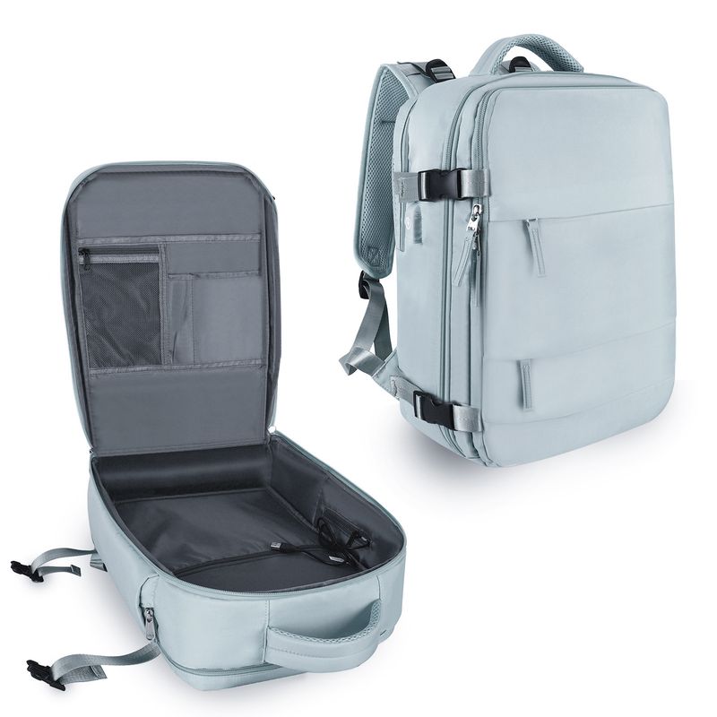 VATYERTY - Mochila De Viaje Para Hombre De Mano Azul