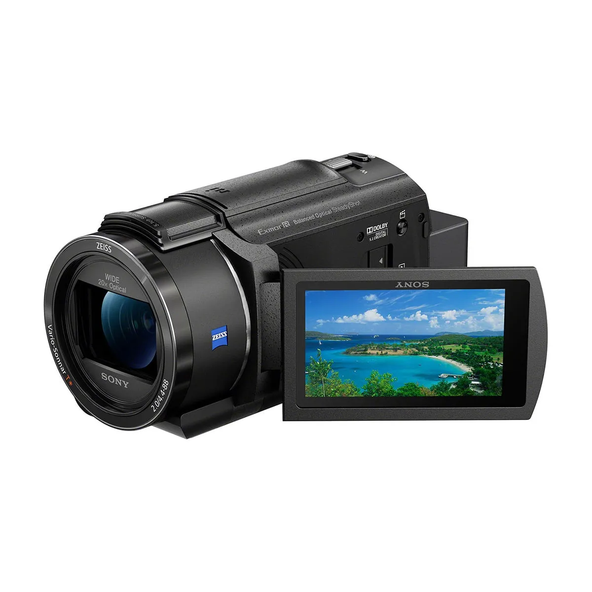 SONY - Handycam® 4K AX43A con sensor CMOS Exmor R™