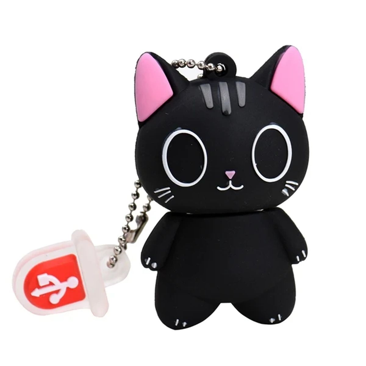 GENERICO - Pendriver Usb 2.0 Jaster Gato Negro 64gb