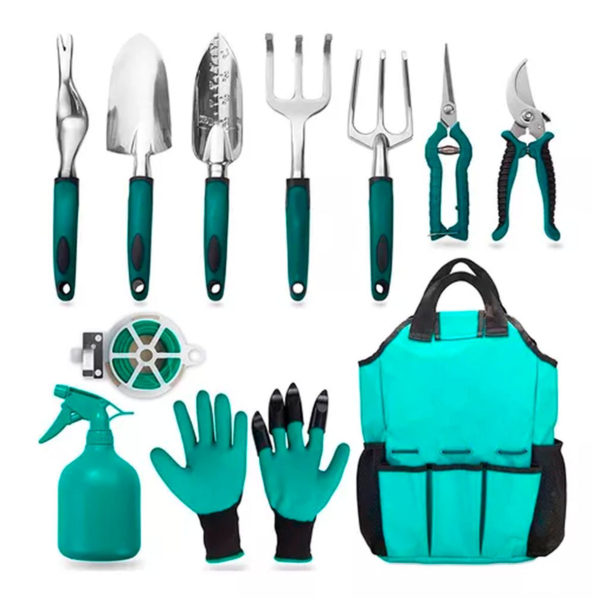 ESHOPANGIE - Set 11 Piezas Herramientas Jardinería Huerto Plantas Jardin