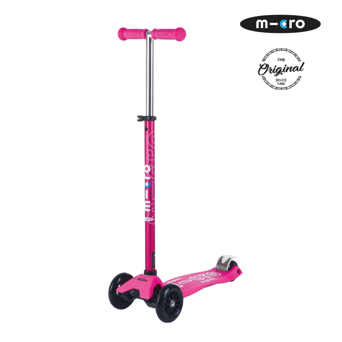 MICRO - Scooter Micro Maxi Deluxe Rosado Fuerte, Niños 5 a 12 años