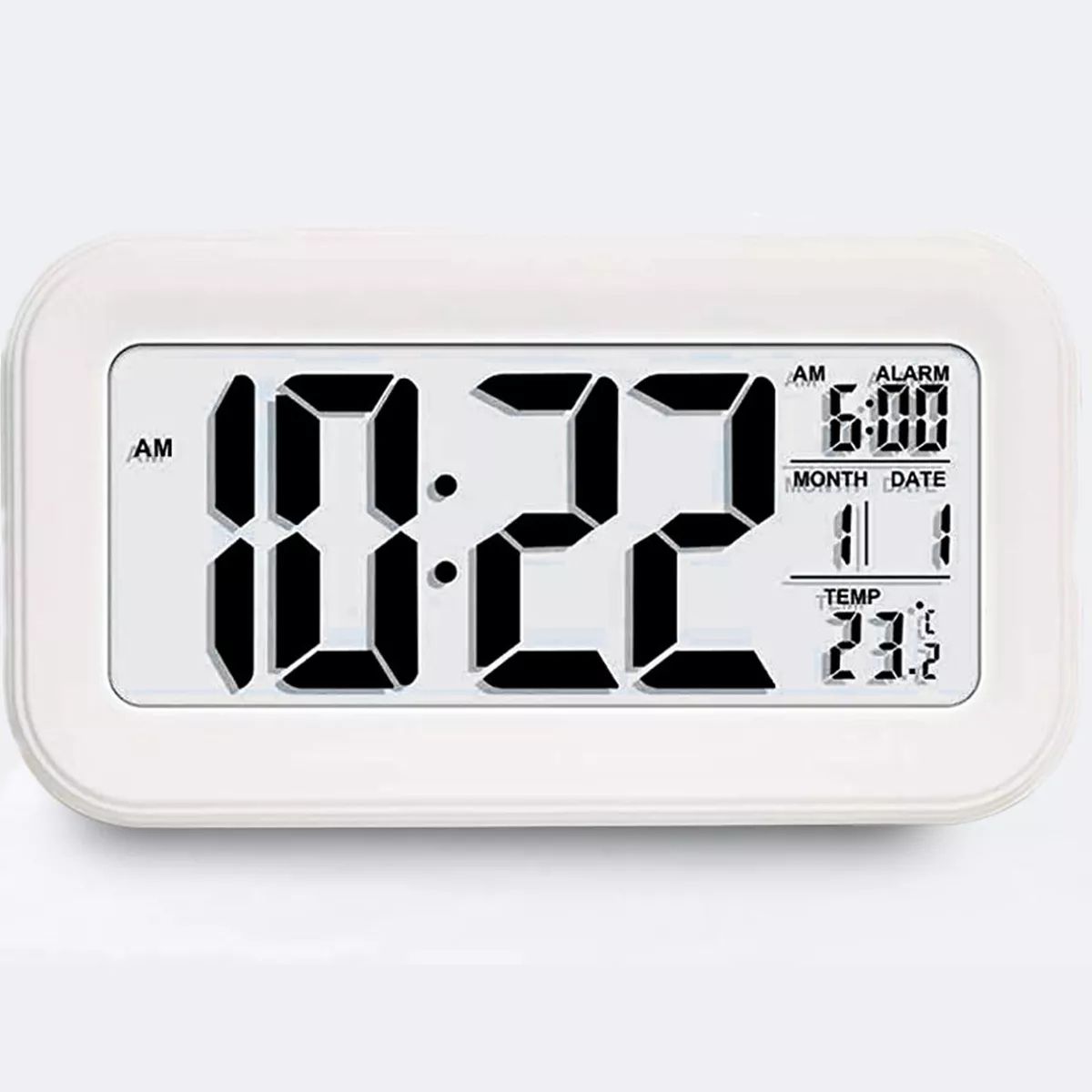 GENERICO - Reloj Despertador Pantalla Led Fecha Temperatura Alarma
