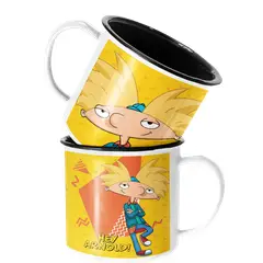 SM - Taza Enlozada Lechera Hey Arnold Arnold