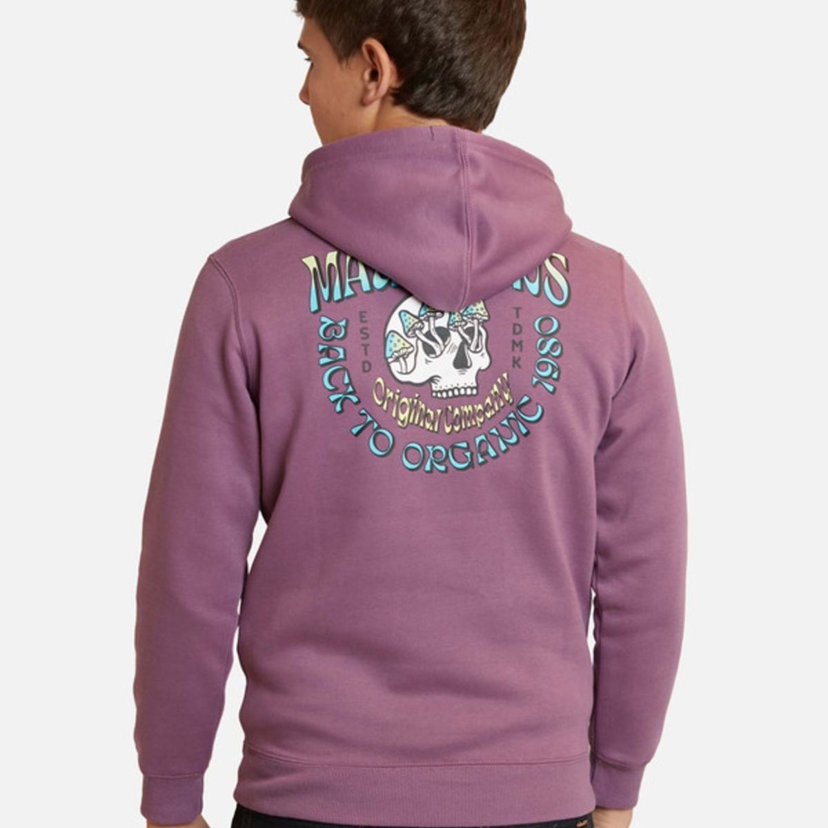 MAUI AND SONS - Poleron Back To Organic Hoodies Infantil Burdeo Maui And Sons