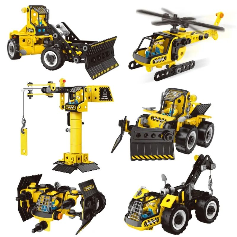 HANYE - Set armable de construcción 6 en 1 - 223 pcs