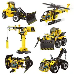 HANYE - Set armable de construcción 6 en 1 - 223 pcs