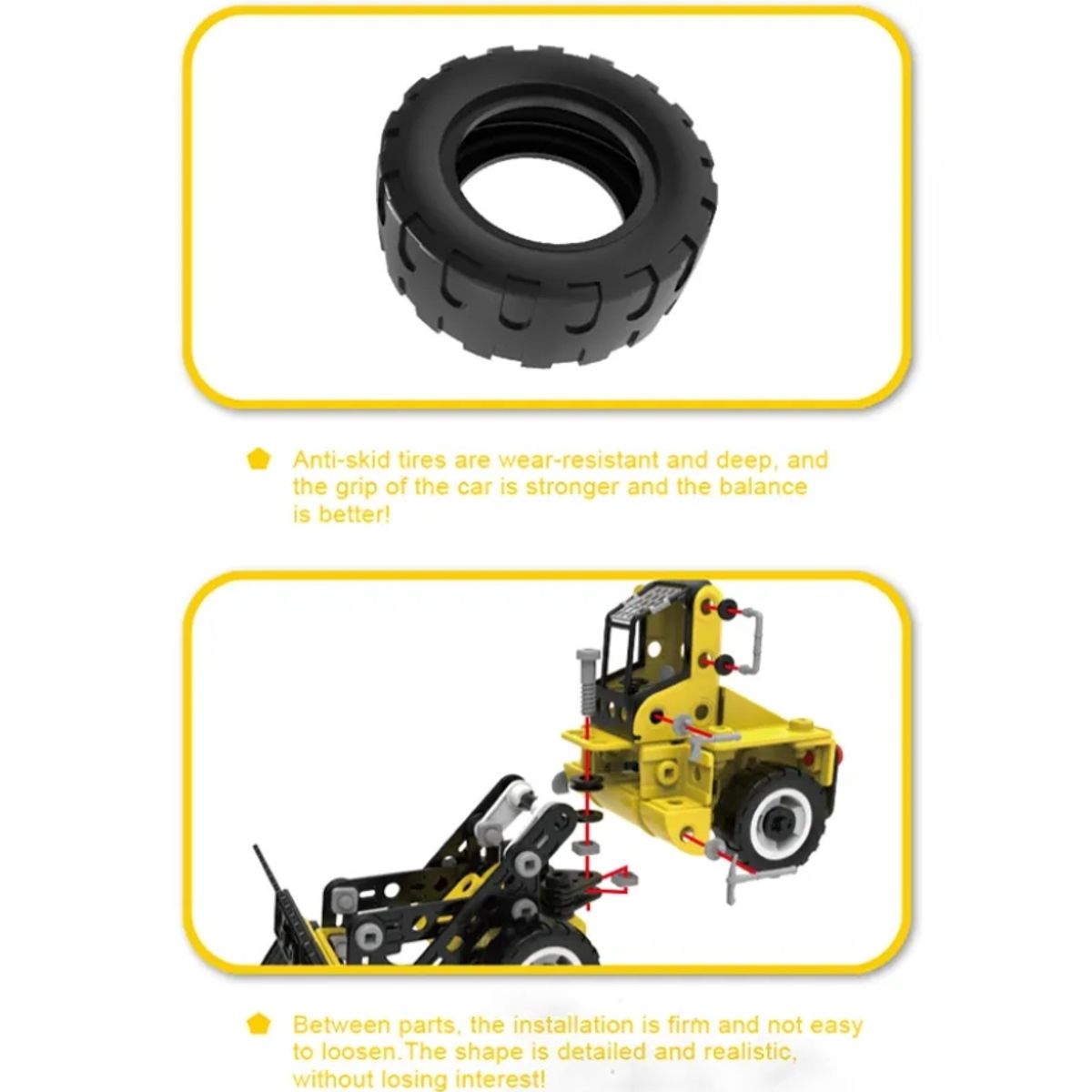 HANYE - Set armable de construcción 6 en 1 - 223 pcs