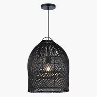 Pantalla Bali Rattan Negro Form
