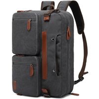 Mochila para computadora 3 en 1 portátil para hombres Gris
