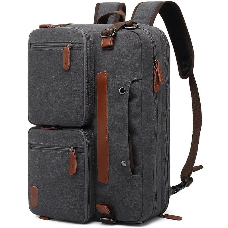 VATYERTY - Mochila para computadora 3 en 1 portátil para hombres Gris