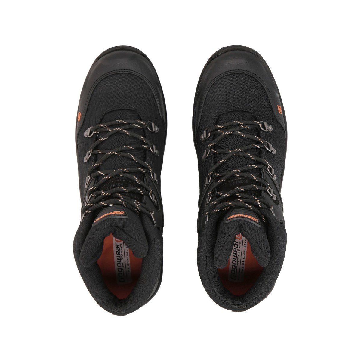 GOGOWEAR - Botín Hombre Trekking Negro Fuga  Gogowear