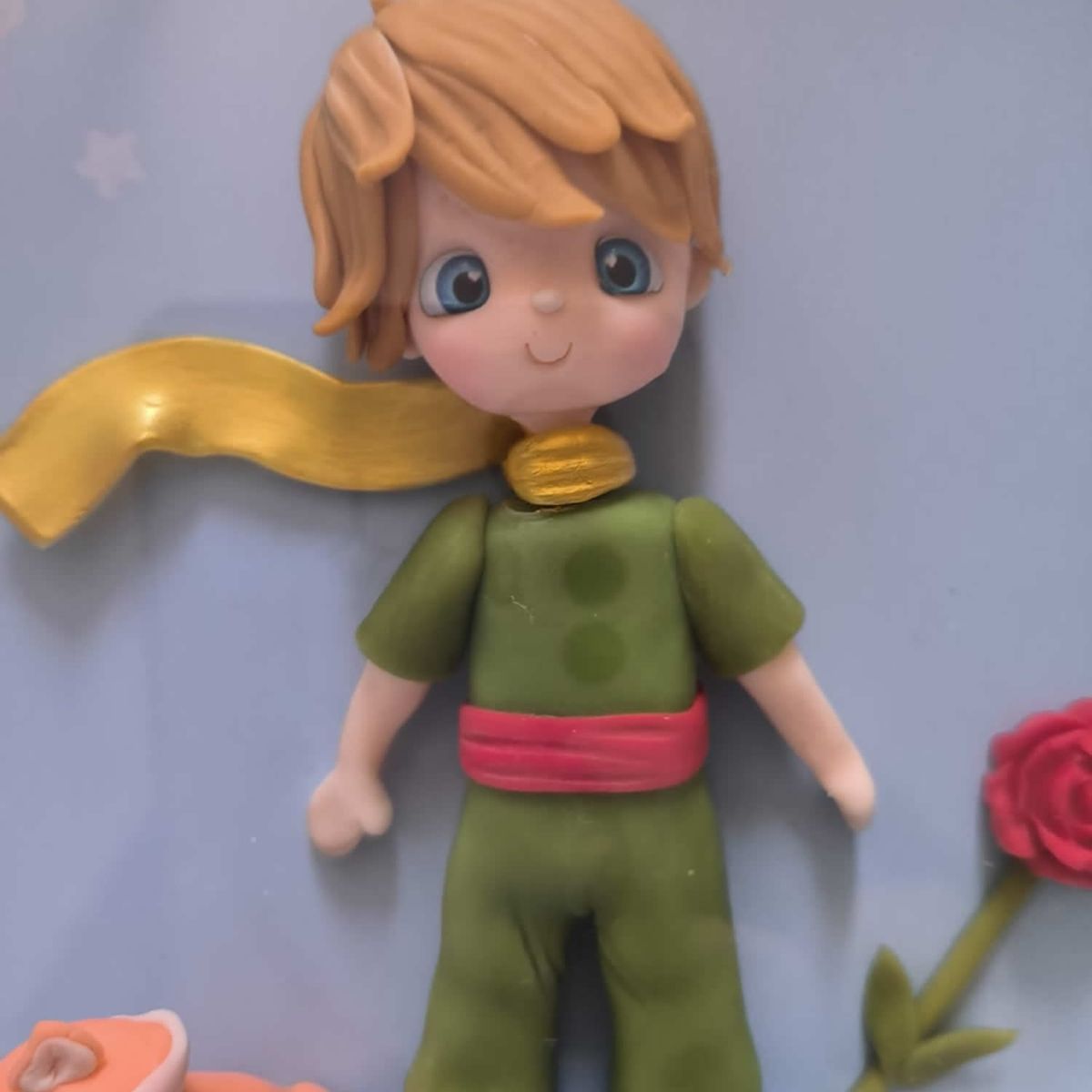 DECORACION CREATIVA - Cuadro Infantil Principito verde