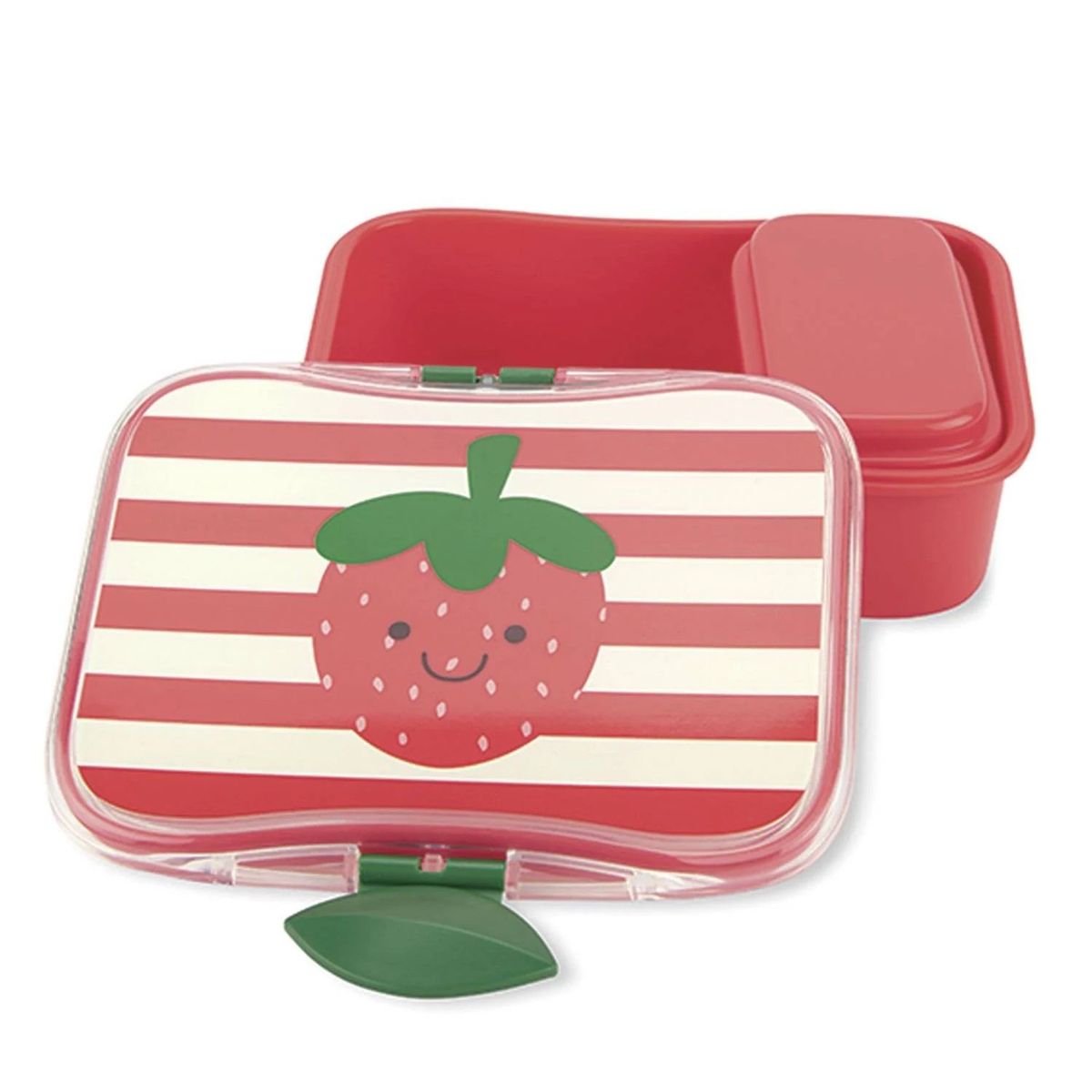 SKIP HOP - Pack Tupper de Alimento Zoo Frutilla + Set 3 cucharas