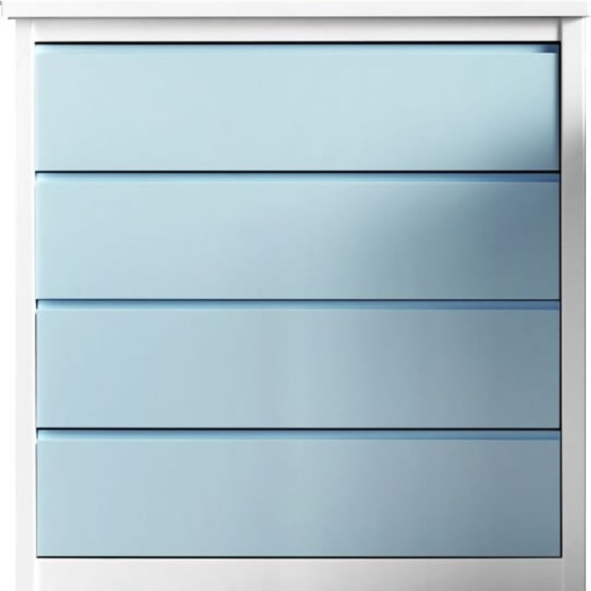 DECORACION CREATIVA - Cajonera Infantil Minimal  4 Cajones Celeste